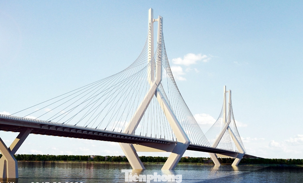 Hình ảnh thiết kế kiến trúc cầu Tứ Liên.