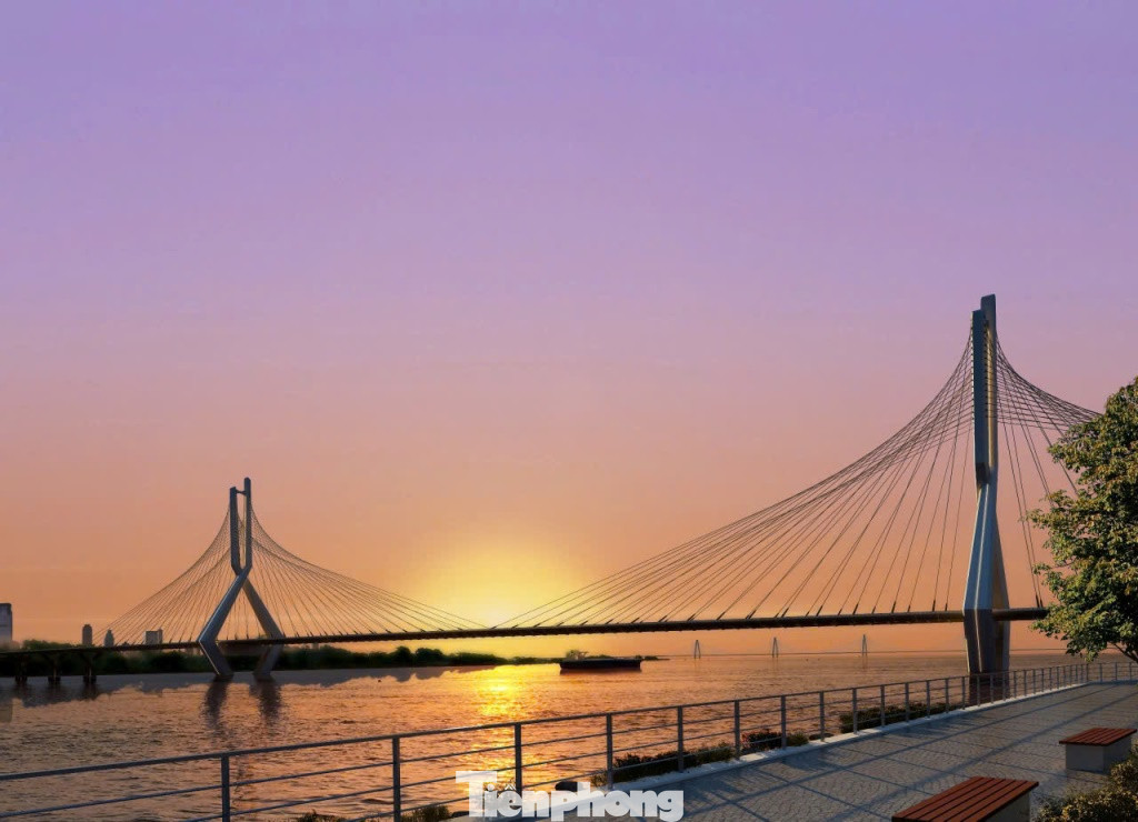 Thiết kế của cầu còn mang đậm nét văn hóa và lịch sử của Thủ đô Hà Nội, với chủ thể chính là hình ảnh của 4 con rồng bay lên trời cao, kết hợp với hệ thống dây văng như những tia nước bám trên thân rồng, tạo nên một hình ảnh độc đáo và ấn tượng. Thiết kế của cầu còn mang đậm nét văn hóa và lịch sử của Thủ đô Hà Nội, với chủ thể chính là hình ảnh của 4 con rồng bay lên trời cao, kết hợp với hệ thống dây văng như những tia nước bám trên thân rồng, tạo nên một hình ảnh độc đáo và ấn tượng.