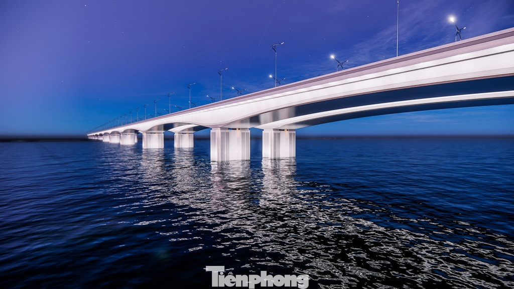 Cầu Hồng Hà, nằm trên đường Vành đai 4, giúp kết nối huyện Đan Phượng và huyện Mê Linh (Hà Nội).