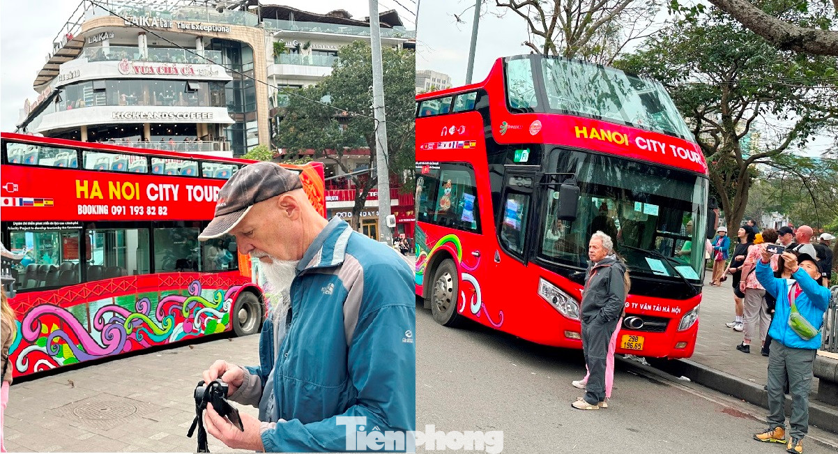 Khu vực Quảng trường trước tòa Hàm cá mập hiện chỉ còn điểm trung chuyển khách của xe buýt 2 tầng.