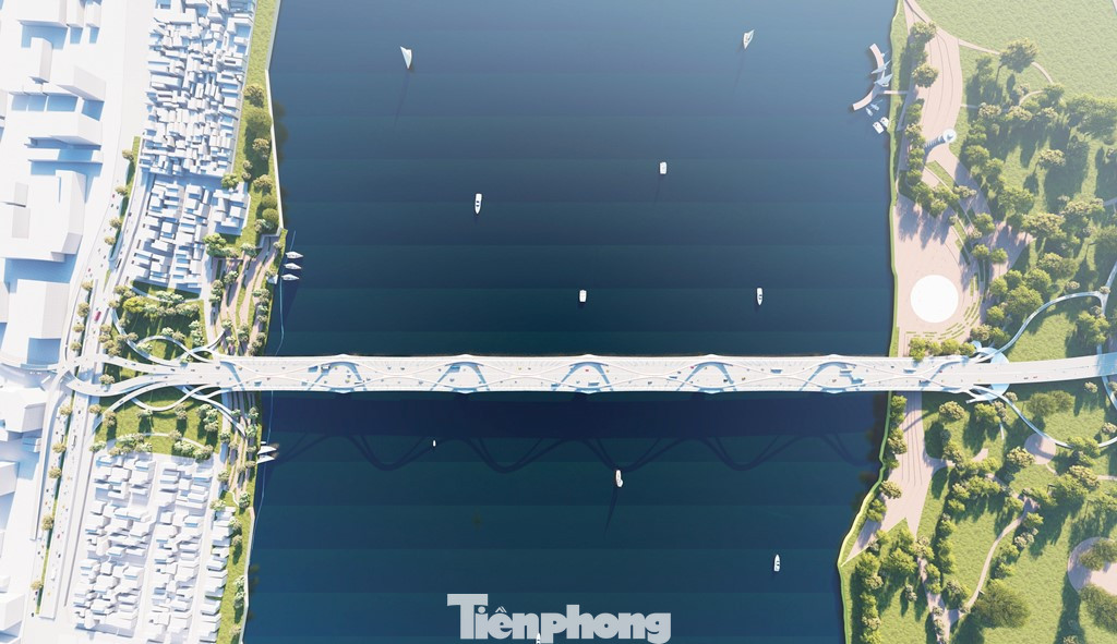 Cầu và đường dẫn có chiều dài 5,5 km, rộng 6 làn xe; cầu có phương án thiết kế kiến trúc đã được thành phố Hà Nội lựa chọn là dạng mái vòm.