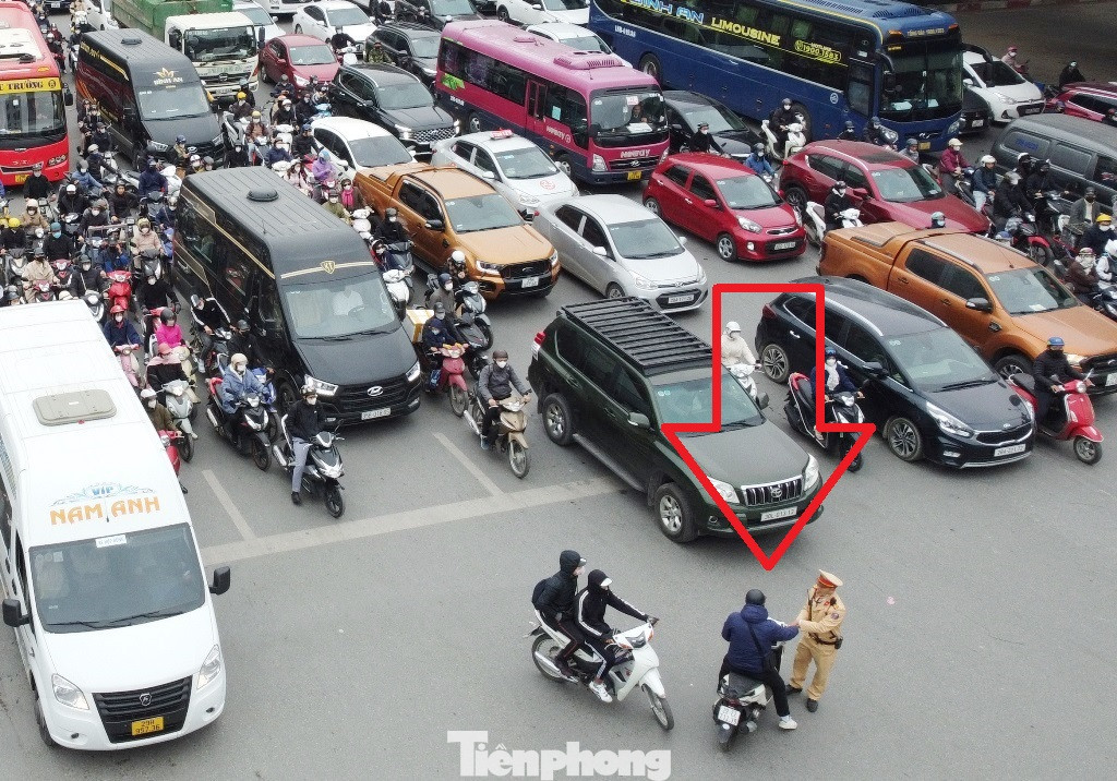 Nút giao thông Thanh Xuân sẽ tổ chức lại giao thông và thực hiện xử phạt trực tiếp và nguội từ 18/1. Ảnh: Anh Trọng