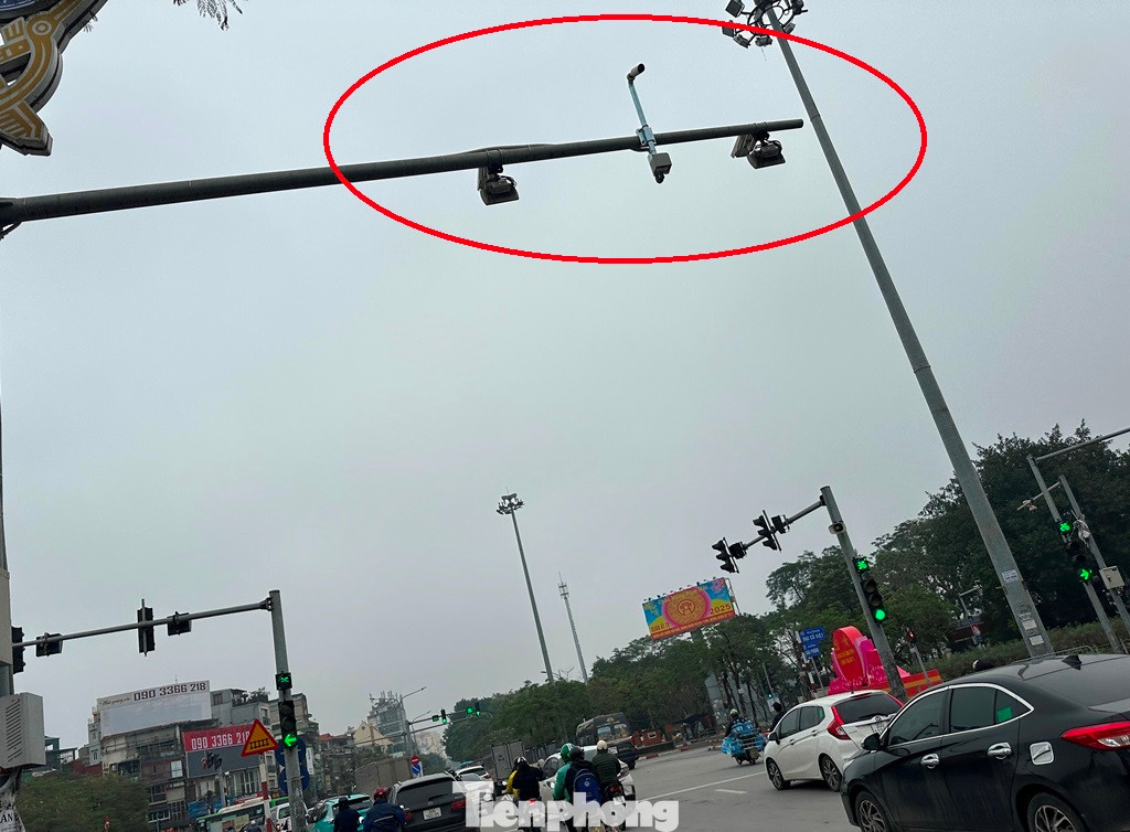 Nút giao Giải Phóng - Đại Cồ Việt đang cũng là nút có số lượng xe ô tô vi phạm "nguội" qua camera nhiều nhất Hà Nội. Ảnh chụp 19/2.