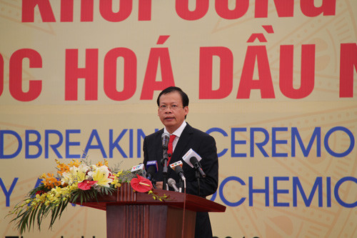 Ông Phùng Đình Thực- Chủ tịch Hội đồng thành viên Tập đoàn Dầu khí Việt Nam phát biểu. Ảnh: Hà Nhân Ông Phùng Đình Thực- Chủ tịch Hội đồng thành viên Tập đoàn Dầu khí Việt Nam phát biểu