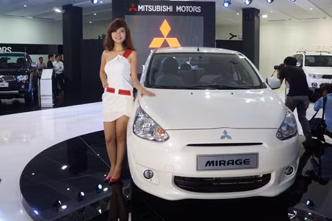 Mitsubishi mang tới chiếc xe nhỏ gọn Mirage