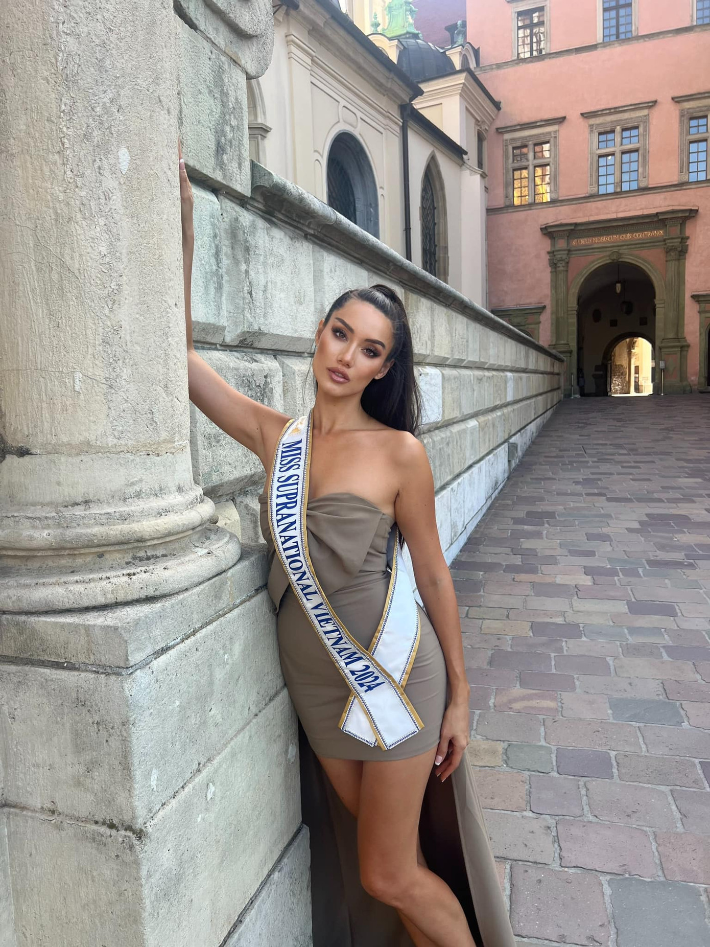 Lydie Vũ đang tham gia Hoa hậu Siêu quốc gia 2024 tại Ba Lan.