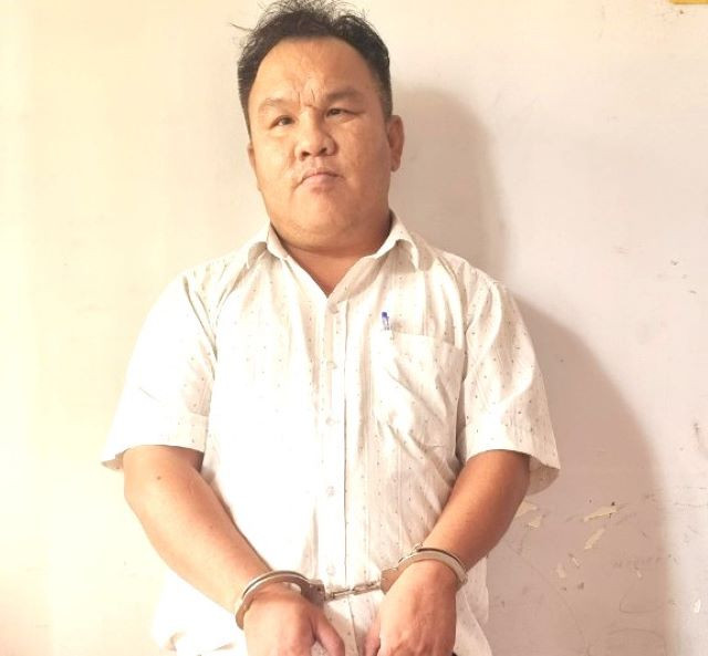 Bồ Như Phong tại cơ quan công an Bồ Như Phong tại cơ quan công an