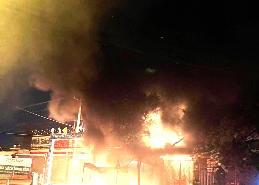 Hiện trường vụ cháy Hiện trường vụ cháy