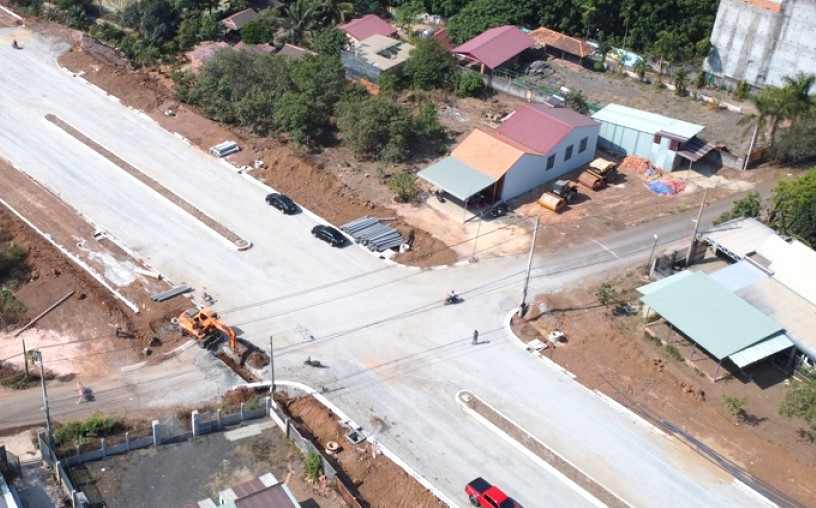 Khu vực đường Phan Bội Châu sau khi giải phóng mặt bằng