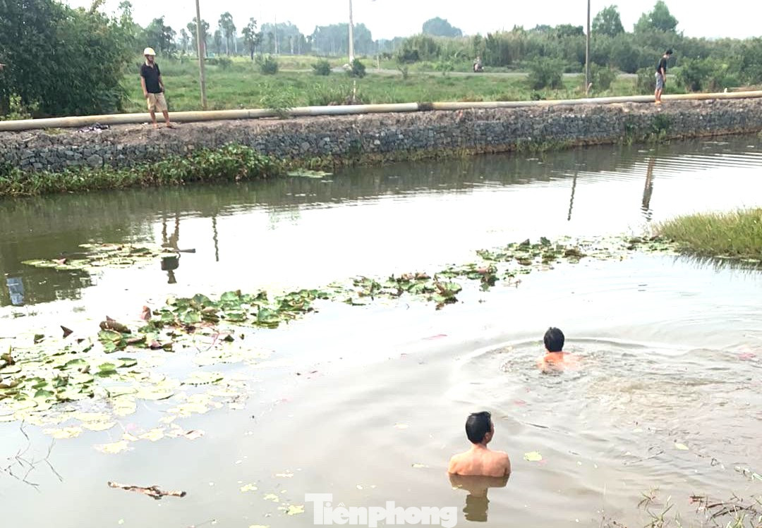 Khu vực nơi nạn nhân bị đuối nước Khu vực nơi nạn nhân bị đuối nước