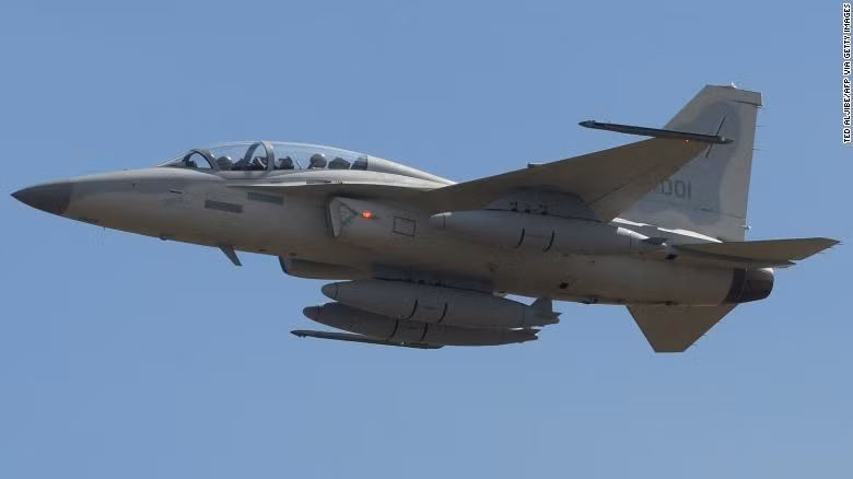 Máy bay chiến đấu FA-50 do Hàn Quốc sản xuất cho Không quân Philippines.
