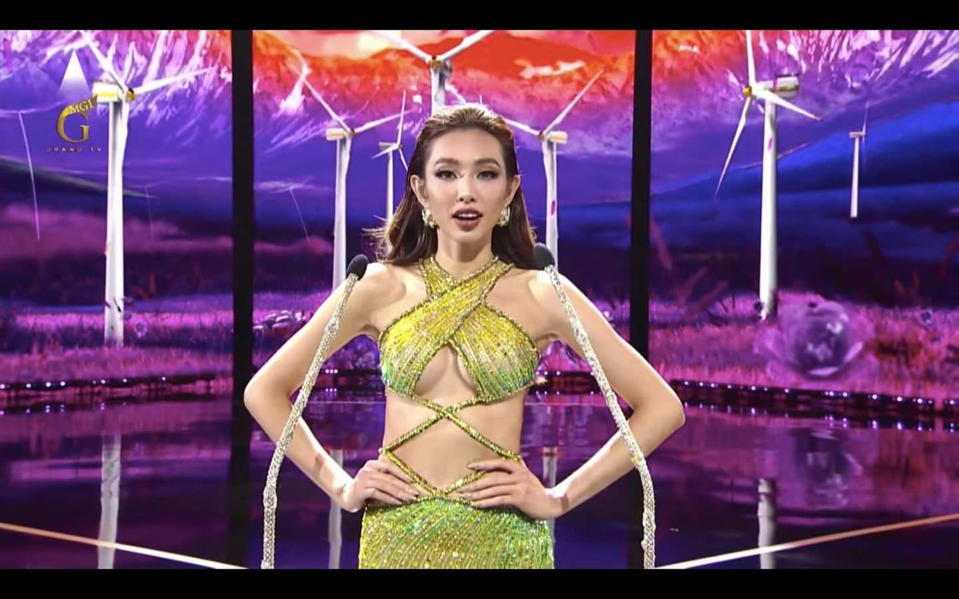 Thùy Tiên tại phần thi ứng xử