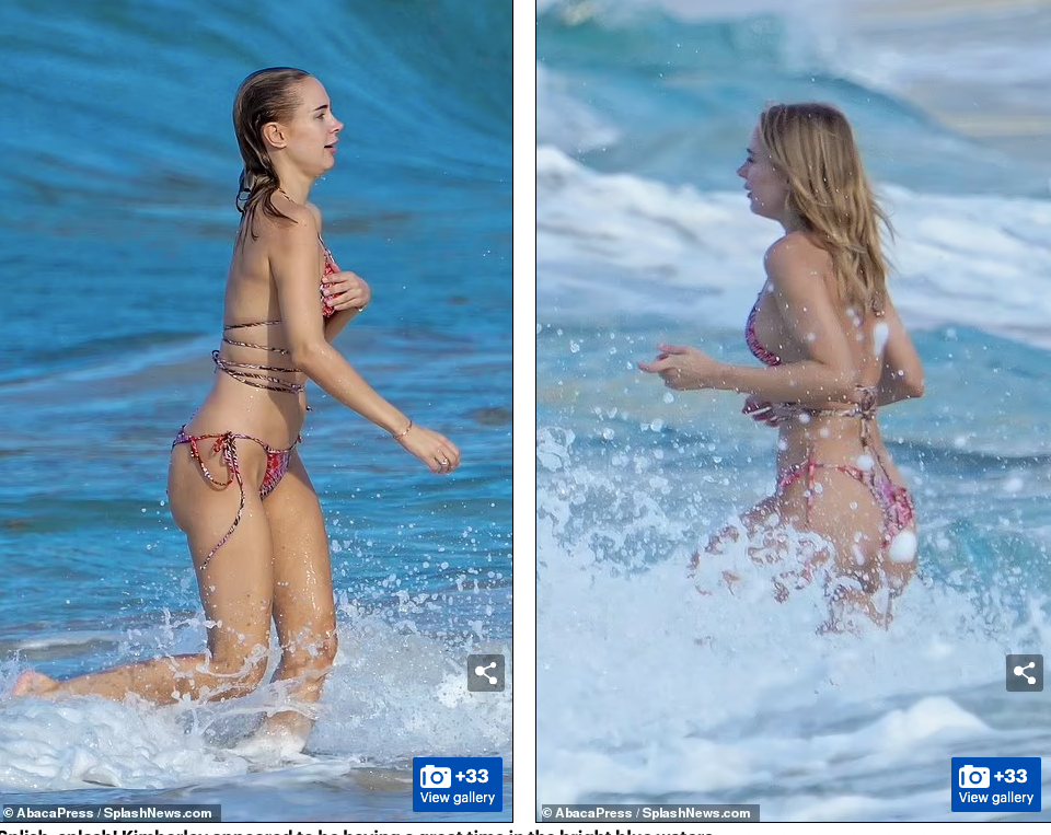 Mỹ nhân xứ sương mù đã đến thành phố biển Miami từ cuối năm 2020 và đón năm mới tại đây cùng bạn trai.