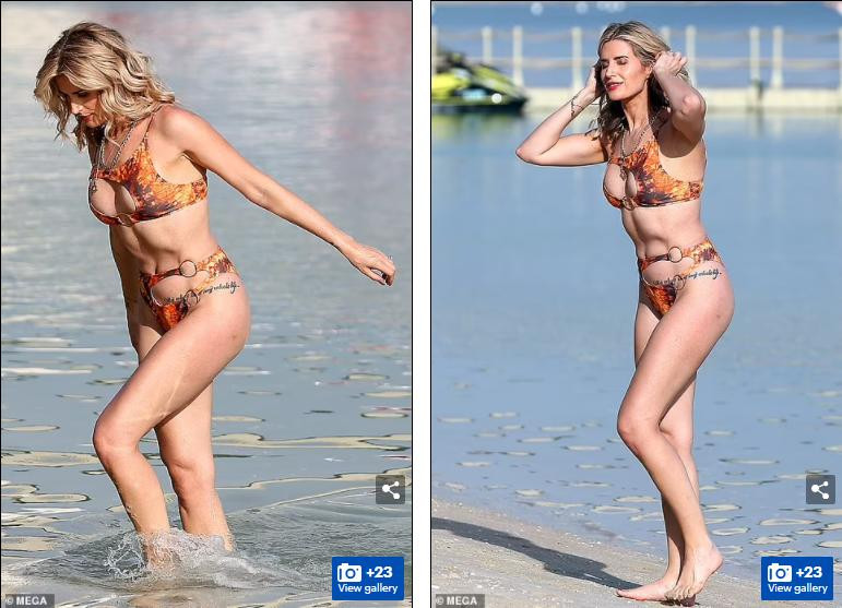 Đây có lẽ là thiết kế áo tắm xu hướng năm nay bởi trước đó, em gái huyền thoại mẫu Kate Moss là Lottie Moss cũng mặc bộ đồ bơi này đi tắm nắng ở Los Angeles gây "bão" truyền thông. Đây có lẽ là thiết kế áo tắm xu hướng năm nay bởi trước đó, em gái huyền thoại mẫu Kate Moss là Lottie Moss cũng mặc bộ đồ bơi này đi tắm nắng ở Los Angeles gây "bão" truyền thông.