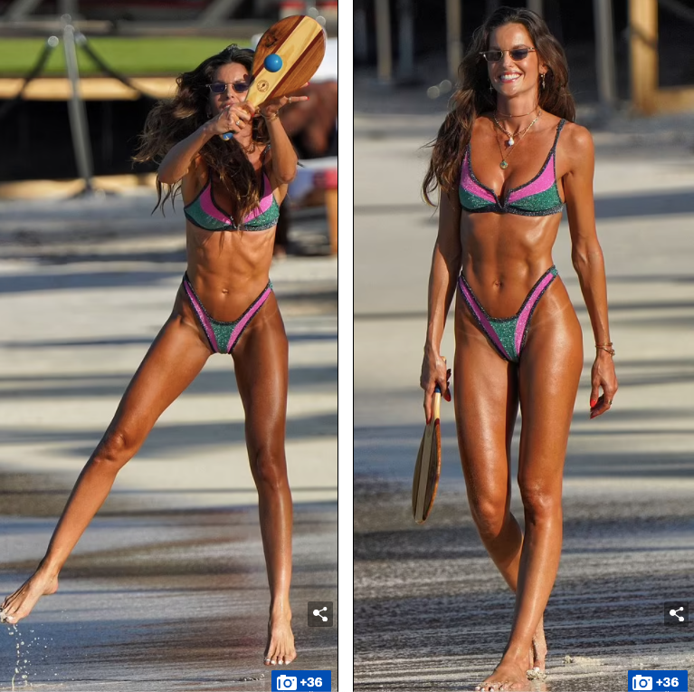 Body săn chắc đẹp như tạc tượng của nàng mẫu đến từ Brazil luôn khiến công chúng phải choáng ngợp và trầm trồ.