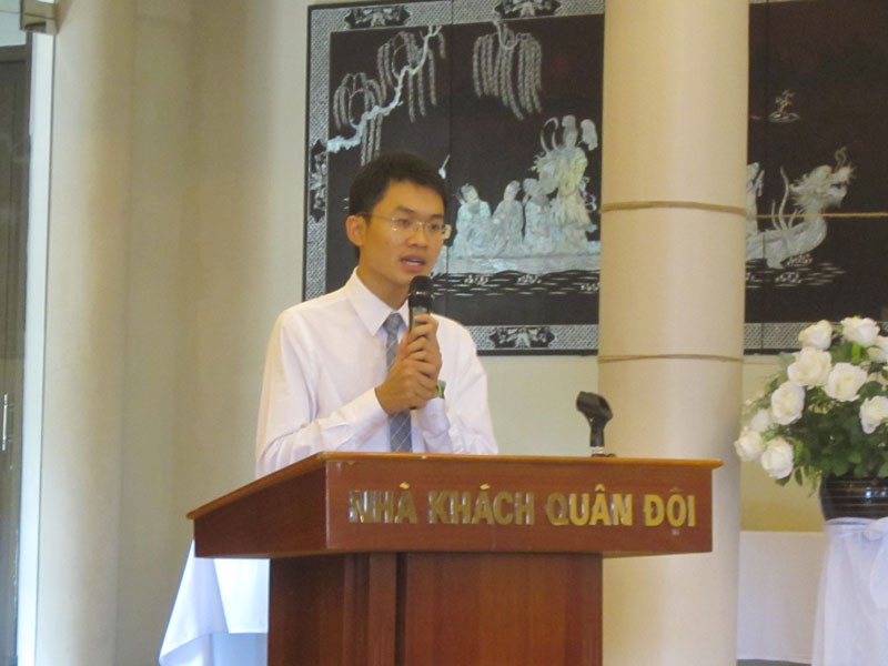 Hà Duy đại diện ban tổ chức