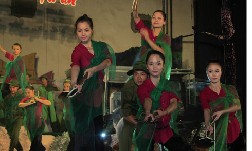 Màn nghệ thuật tái hiện TNXP Truông Bồn