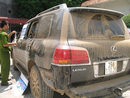 Ông 'trùm' ma túy đã đốt chiếc xe này để hòng phi tang ma túy