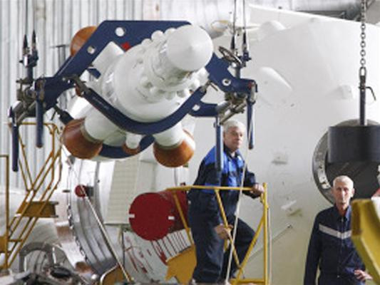 Mô hình tàu vũ trụ chạy bằng năng lượng hạt nhân - Ảnh: Ria-Novosti