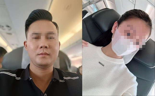 Bị can Tạ Duy Khanh (bên trái) và nạn nhân