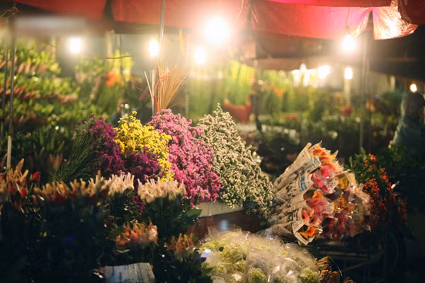 6 chợ hoa Tết nổi tiếng của Hà Nội ảnh 3
