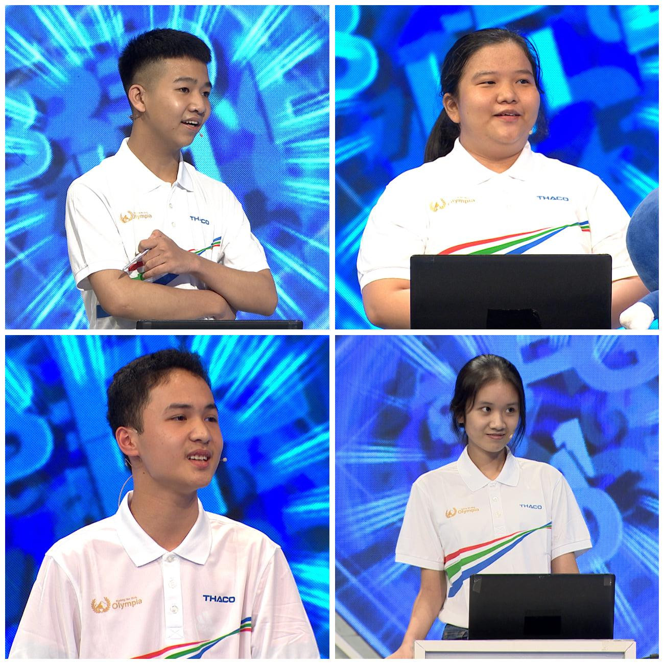 Bốn thí sinh tranh tài trong trận thi tuần 1 tháng 2 quý II. Ảnh: FBCT Bốn thí sinh tranh tài trong trận thi tuần 1 tháng 2 quý II. Ảnh: FBCT