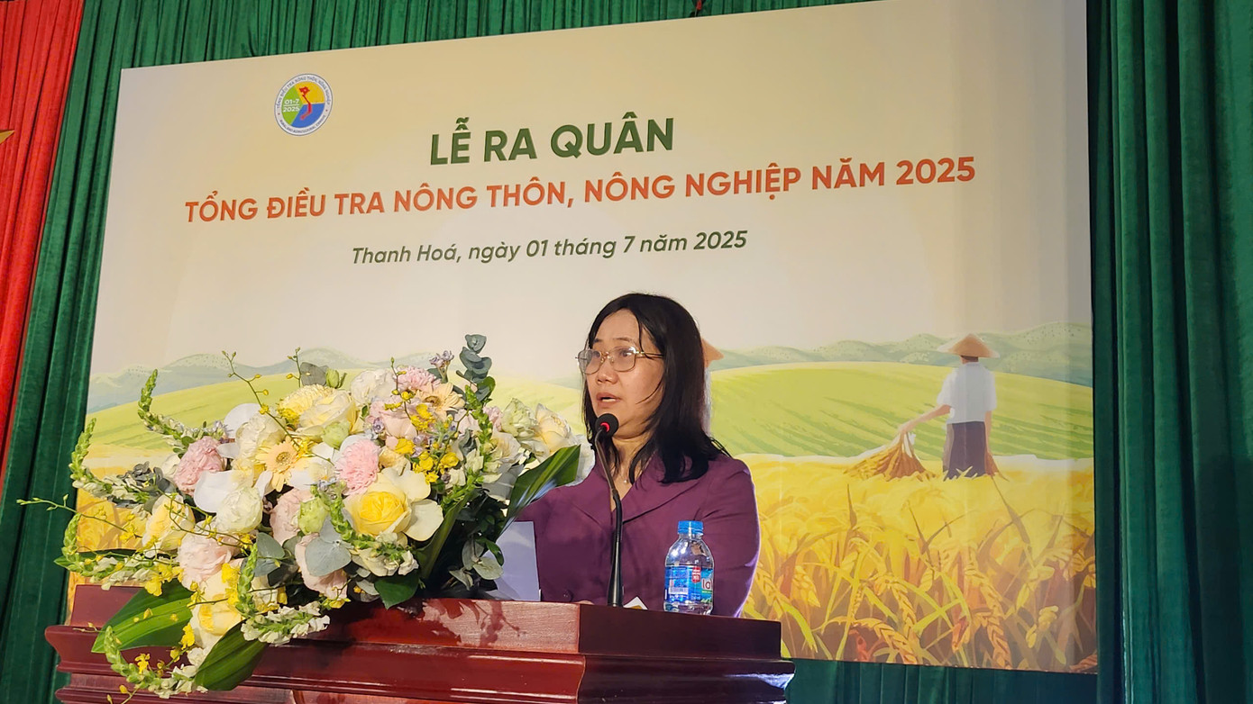 Bà Nguyễn Thị Hương - Cục trưởng Cục Thống kê.