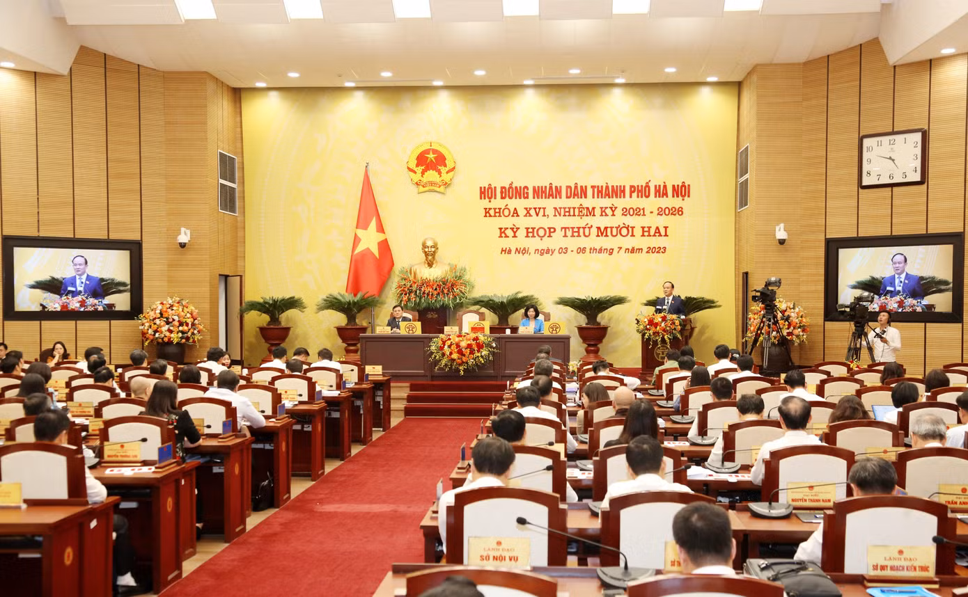 Quang cảnh phiên họp chiều ngày 5/7