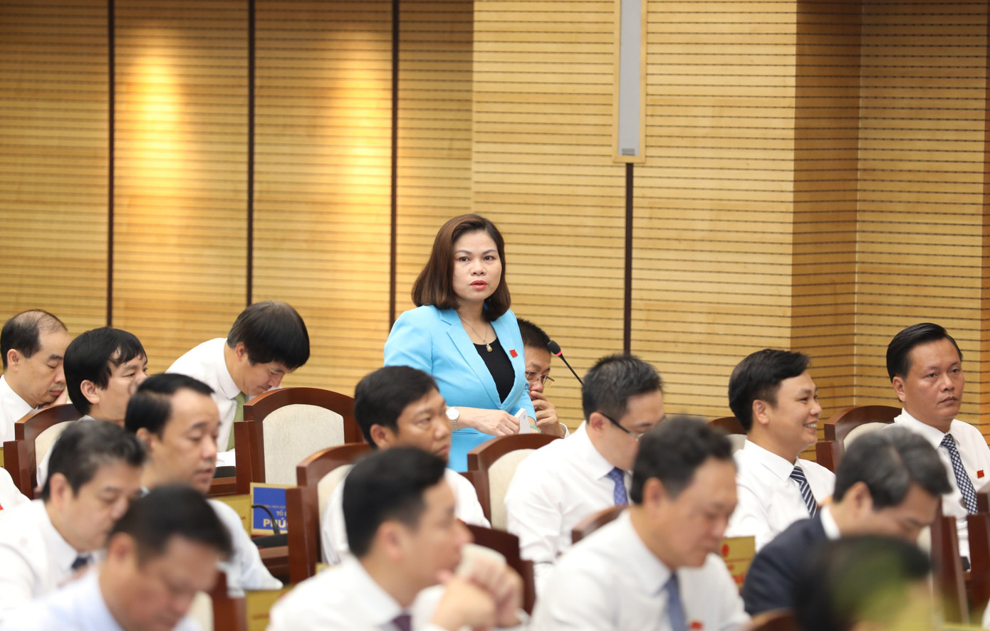 Đại biểu đặt câu hỏi tại phiên chất vấn