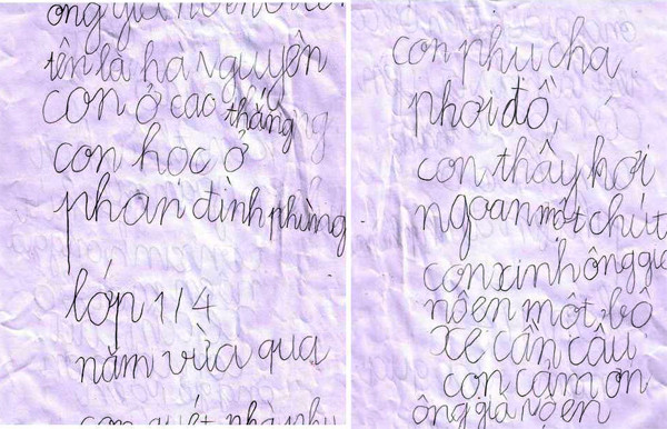 Con thấy hơi ngoan một chút thôi