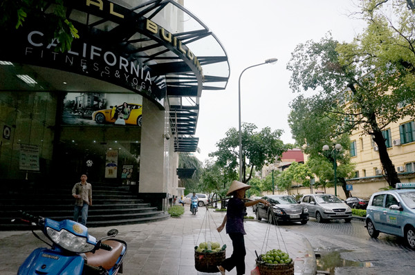 Khu vực bị sụt lún nhiều nhất