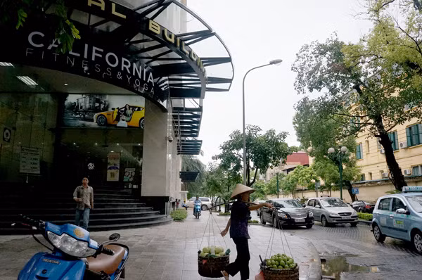 Khu vực bị sụt lún nhiều nhất