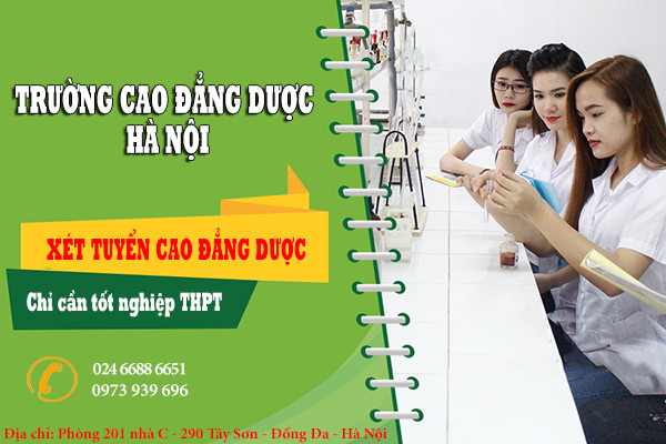 Trường Cao đẳng Dược Hà Nội xét tuyển học bạ THPT hệ chính quy năm 2017 ảnh 1