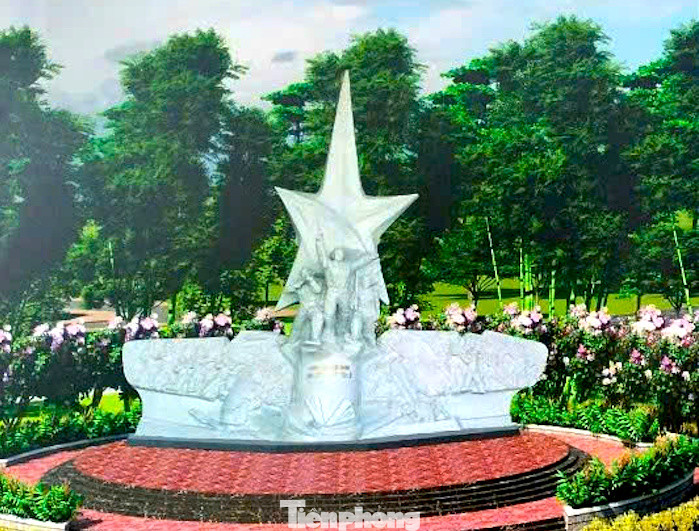 Phối cảnh tượng đài trung tâm tại khu di tích chiến thắng Đầm Dơi - Cái Nước - Chà Là. Ảnh: Tân Lộc. Phối cảnh tượng đài trung tâm tại khu di tích chiến thắng Đầm Dơi - Cái Nước - Chà Là. Ảnh: Tân Lộc.