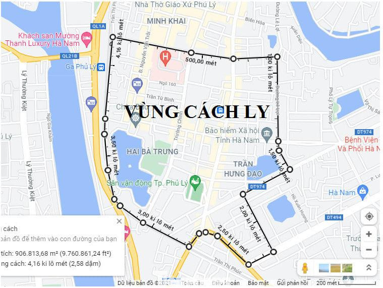 Hầu hết khu vực nội thành của thành phố Phủ Lý đều bị tạm thời phong toả - Ảnh: Hoàng Long Hầu hết khu vực nội thành của thành phố Phủ Lý đều bị tạm thời phong toả - Ảnh: Hoàng Long