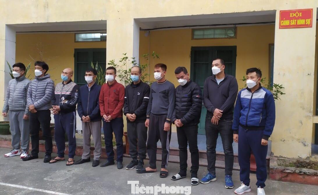 Các đối tượng liên quan tới vụ án - Ảnh: Hoàng Long