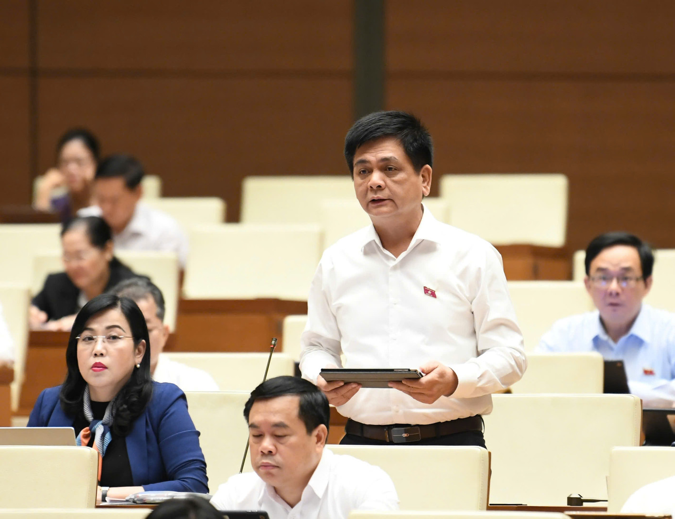 ĐBQH Nguyễn Lâm Thành (đoàn Thái Nguyên). Ảnh: QH. ĐBQH Nguyễn Lâm Thành (đoàn Thái Nguyên). Ảnh: QH.