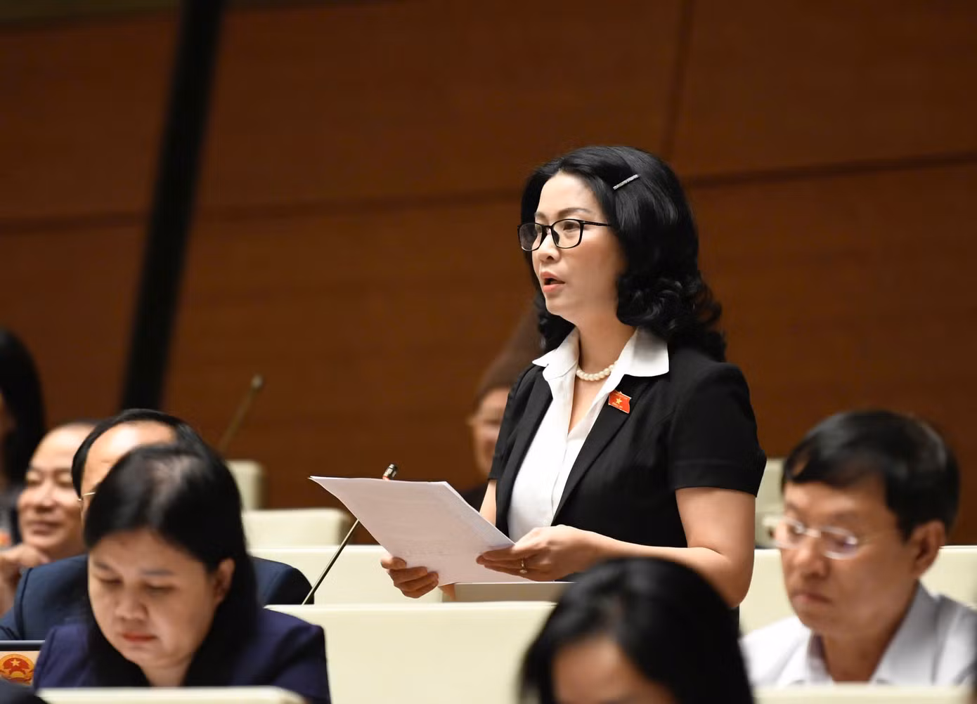 GS.TS Nguyễn Thị Lan - đại biểu Quốc hội đoàn Hà Nội. Ảnh: Như Ý