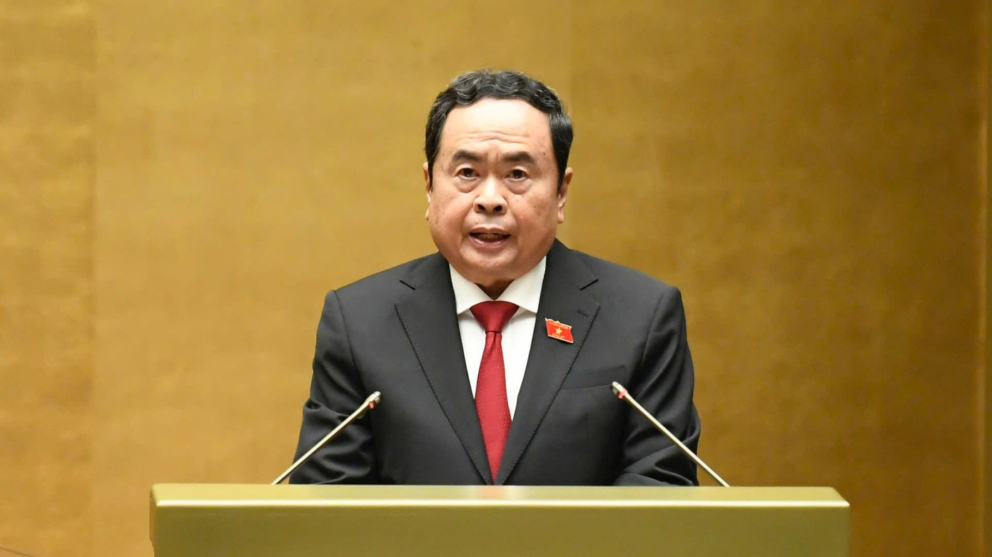 Chủ tịch Quốc hội Trần Thanh Mẫn làm Trưởng Ban Chỉ đạo về tổng kết việc thực hiện Nghị quyết số 18 tại các cơ quan của Quốc hội, cơ quan thuộc Ủy ban Thường vụ Quốc hội, Văn phòng Quốc hội. Ảnh: Như Ý.