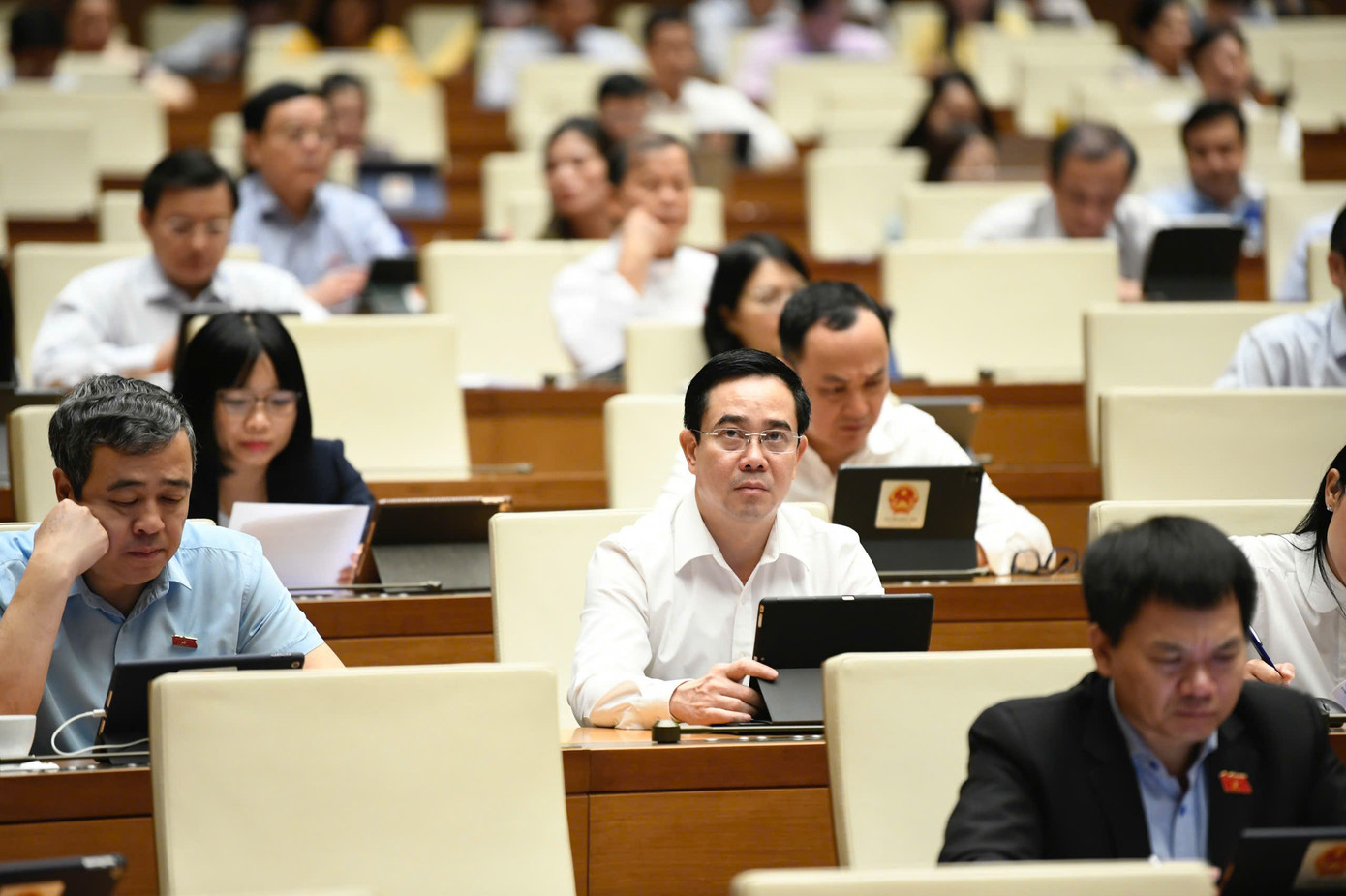 Các đại biểu Quốc hội tại phiên họp ngày 9/11. Ảnh: Như Ý.