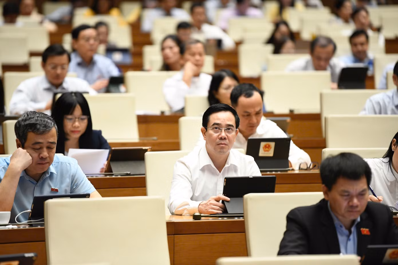 Các đại biểu Quốc hội tại phiên họp ngày 9/11. Ảnh: Như Ý.