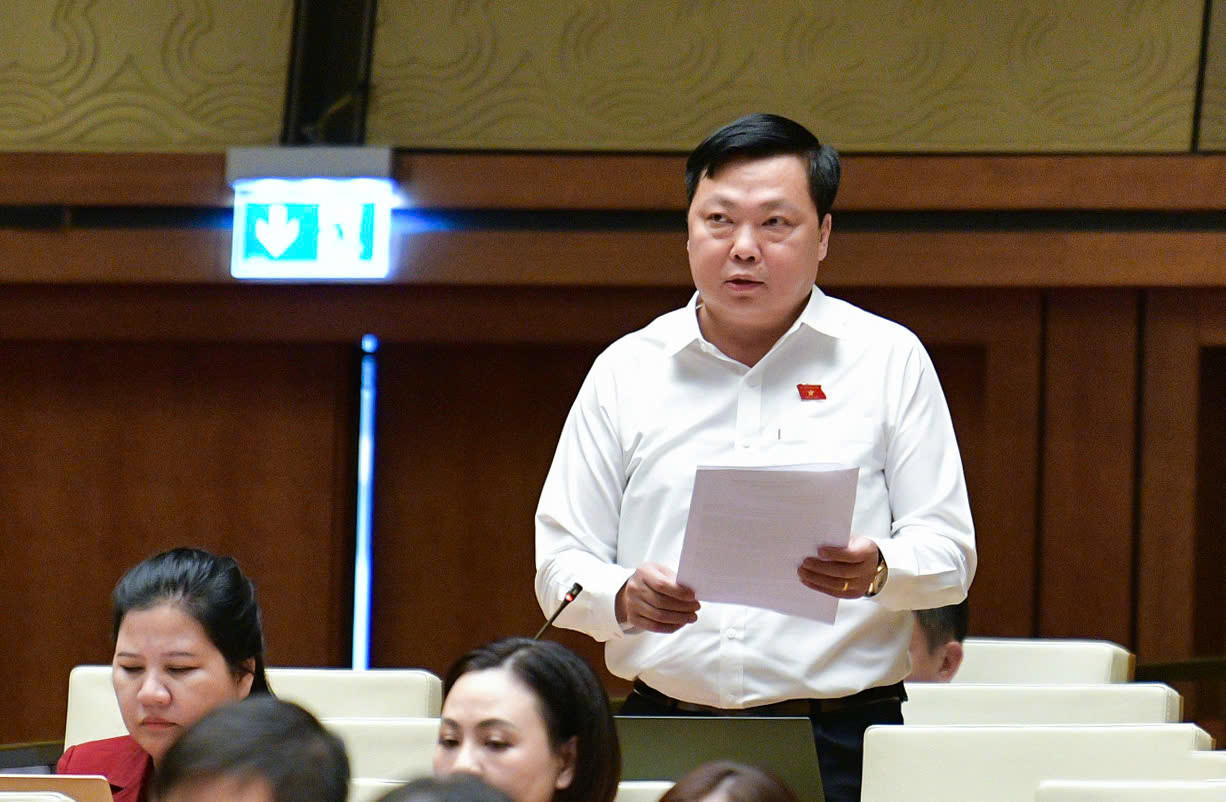 Đại biểu Vương Quốc Thắng (đoàn Quảng Nam). Ảnh: Như Ý Đại biểu Vương Quốc Thắng (đoàn Quảng Nam). Ảnh: Như Ý