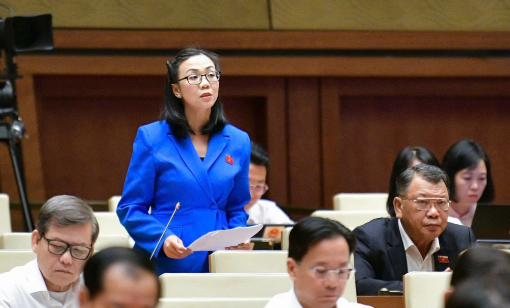 Đại biểu Trịnh Thị Tú Anh (đoàn Lâm Đồng)