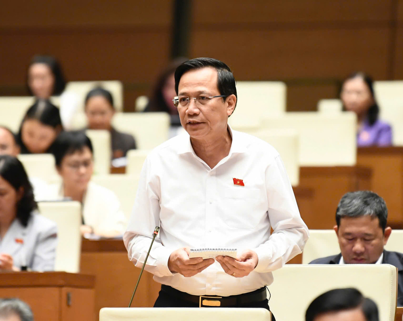 Bộ trưởng Bộ Lao động, Thương binh và Xã hội Đào Ngọc Dung. Ảnh: Như Ý