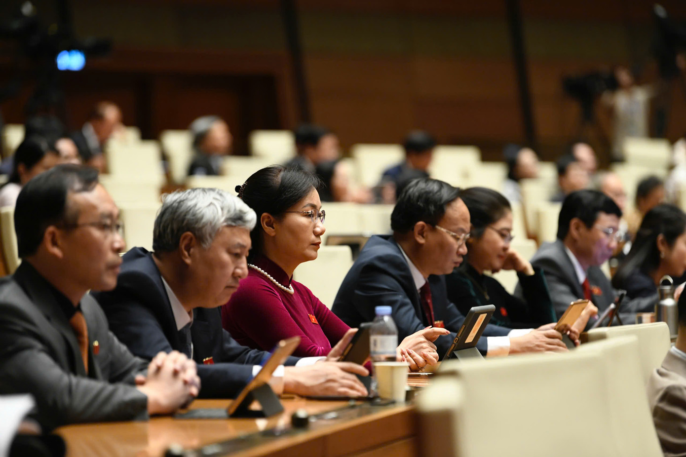 Các đại biểu tại phiên bế mạc kỳ họp Quốc hội. Ảnh: Như Ý