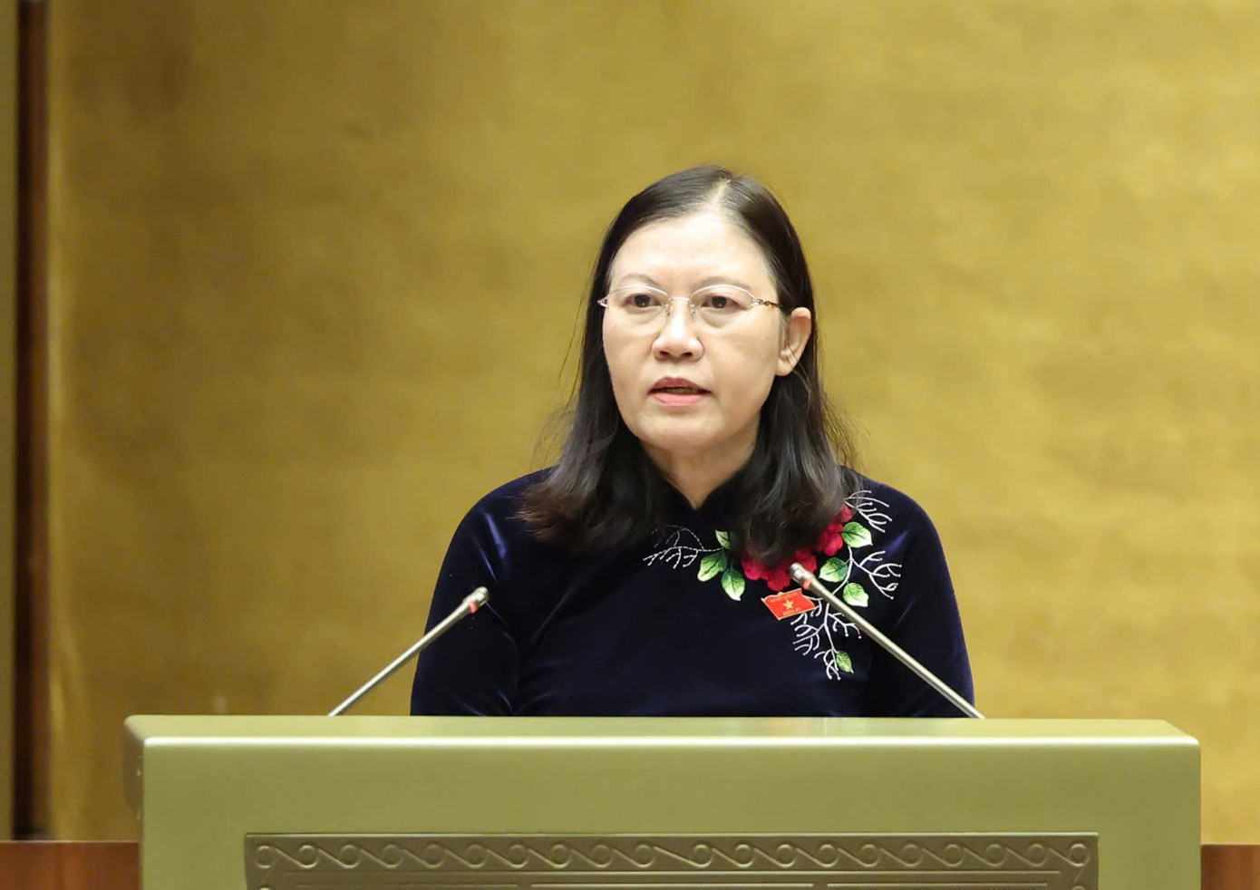 Chủ nhiệm Ủy ban Tư pháp Lê Thị Nga. Ảnh: Như Ý Chủ nhiệm Ủy ban Tư pháp Lê Thị Nga. Ảnh: Như Ý