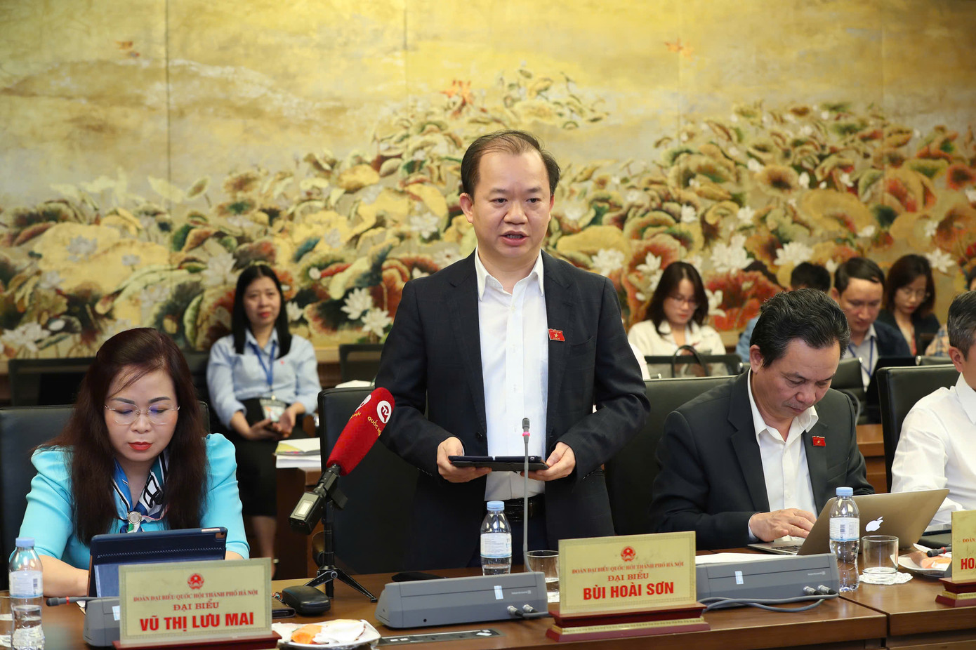 Đại biểu Bùi Hoài Sơn (đoàn Hà Nội). Ảnh: Như Ý
