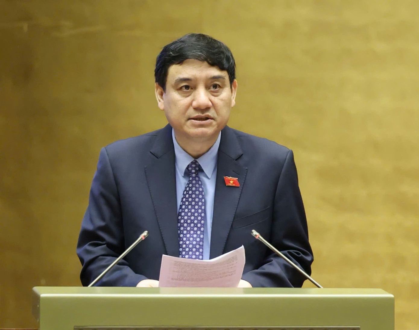 Chủ nhiệm Ủy ban Văn hóa - Giáo dục Nguyễn Đắc Vinh. Ảnh: Như Ý.