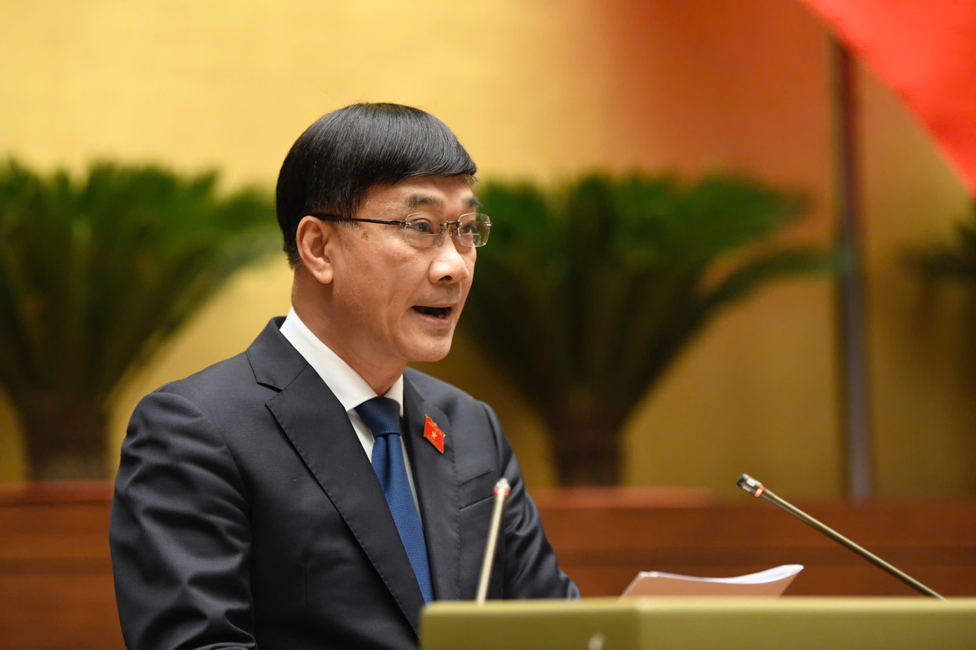 Chủ nhiệm Ủy ban Kinh tế Vũ Hồng Thanh. Ảnh: Như Ý.