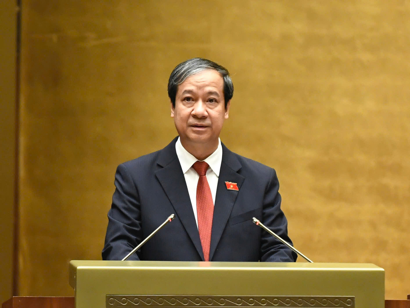 Bộ trưởng GD&ĐT Nguyễn Kim Sơn. Ảnh: Như Ý. Bộ trưởng GD&ĐT Nguyễn Kim Sơn. Ảnh: Như Ý.